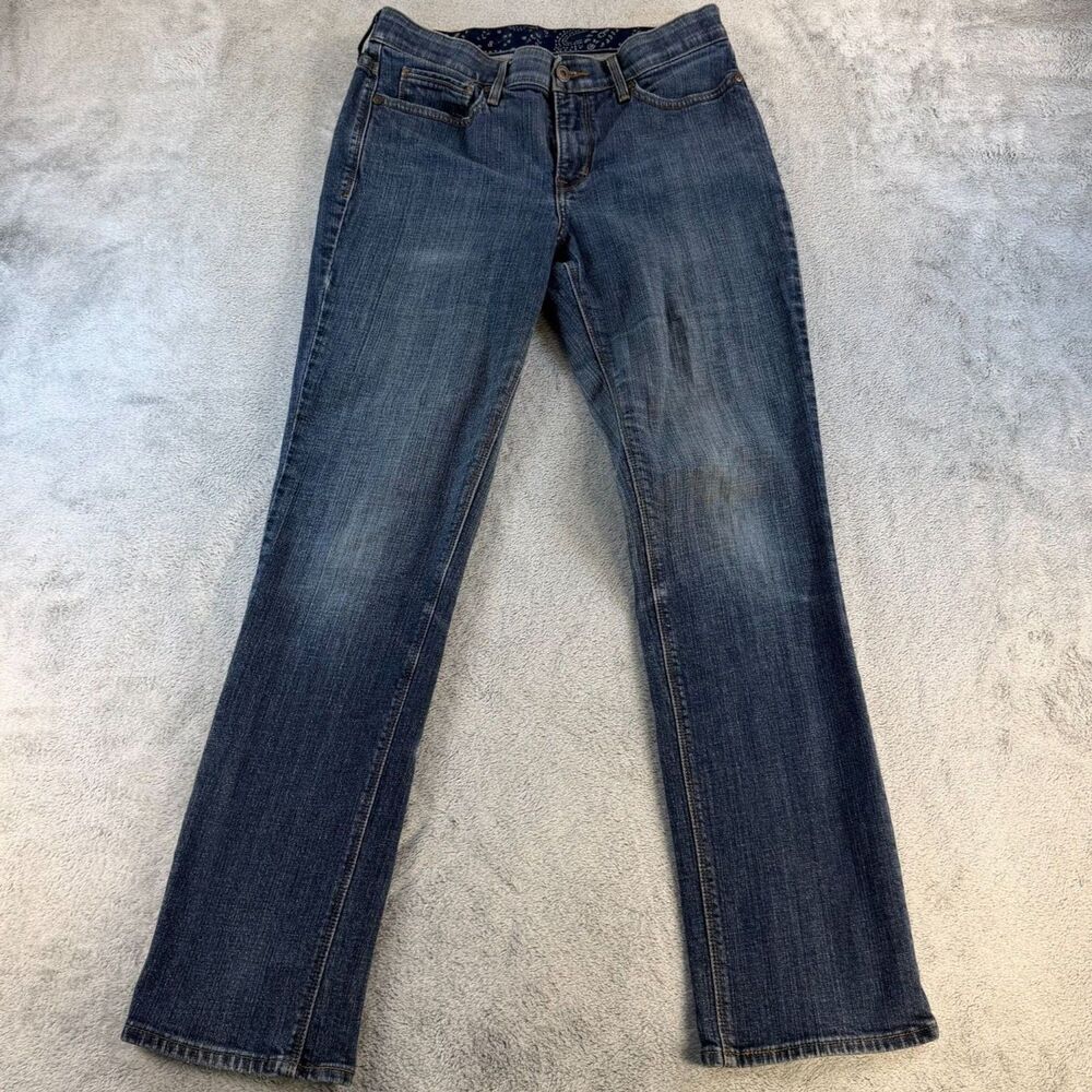 Levis 525 Jeans Womens 8 Perfect Waist Straight Blue Stretch